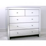 Mirrored 2 over 3 Chest of Drawers
