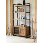 Urban Chic Large Bookcase with Cupboard