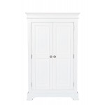 Windsor White Painted 2 Door Wardrobe - Small