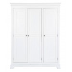 Windsor White Painted 3 Door Wardrobe
