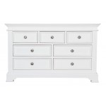 Windsor White Painted 3 over 4 Chest of Drawers