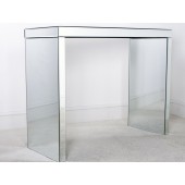 Mirrored Slab Console Table