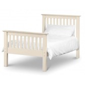 Cameo White Bed - High End