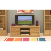 Mobel Oak Widescreen TV Cabinet