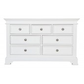 Windsor White Painted 3 over 4 Chest of Drawers