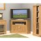 Mobel Oak Corner TV Cabinet