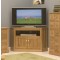 Mobel Oak Corner TV Cabinet